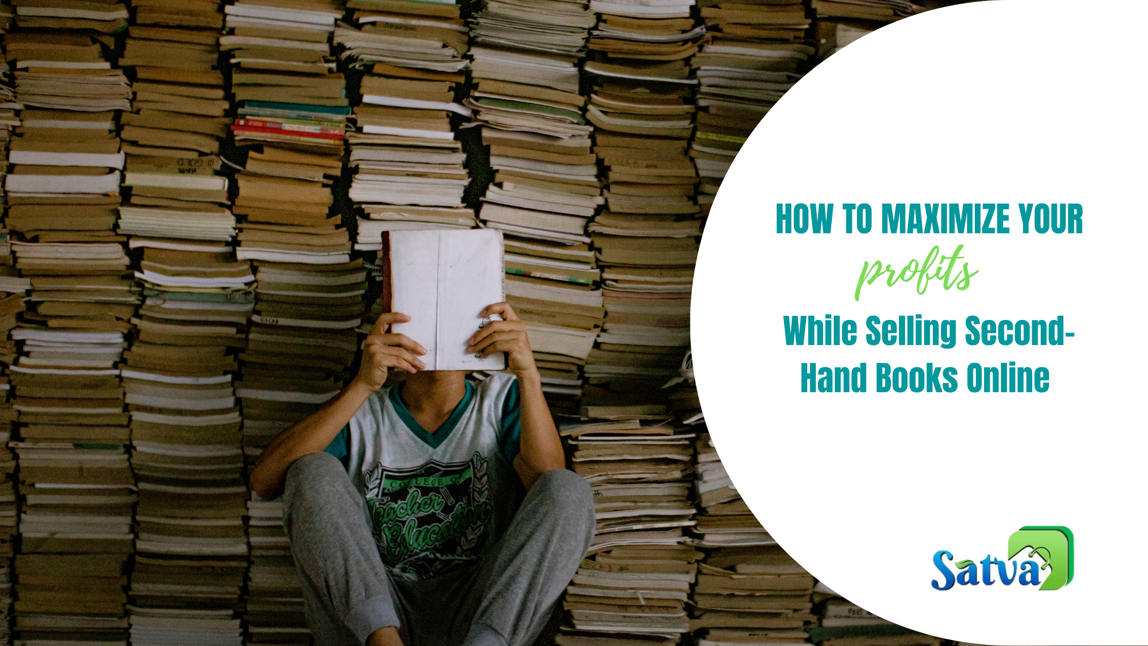 Learn how to maximize your profits while selling second-hand books online with tips on researching the market, pricing, bundling, social media, and using Satva Online Pvt Ltd.